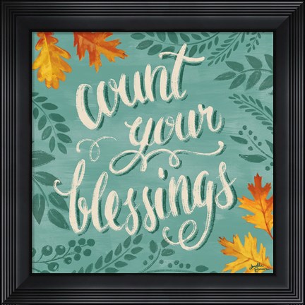 Framed Harvest Delight VII No Wood Print