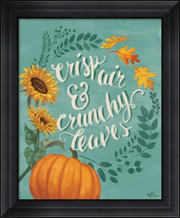 Framed Harvest Delight III No Wood Print