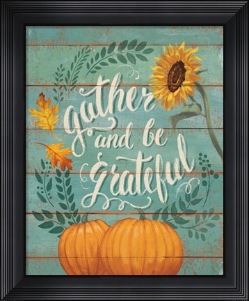 Framed Harvest Delight I Print
