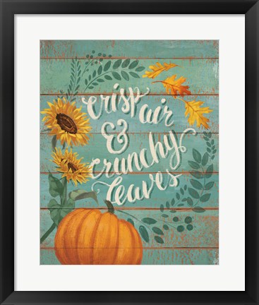 Framed Harvest Delight III Print