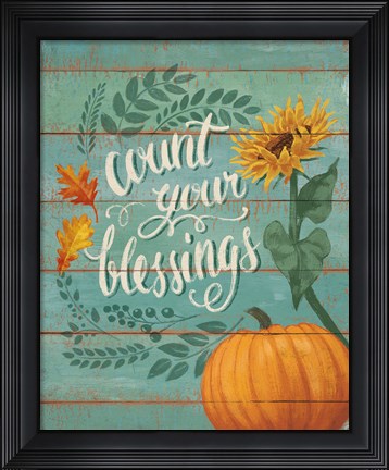 Framed Harvest Delight IV Print