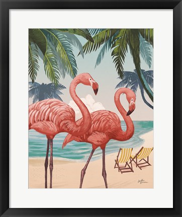 Framed Welcome to Paradise VIII Print