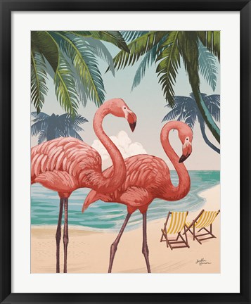 Framed Welcome to Paradise VIII Print