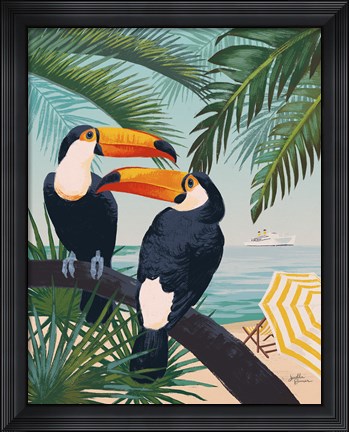 Framed Welcome to Paradise VII Print