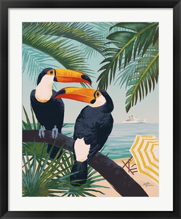 Framed Welcome to Paradise VII Print