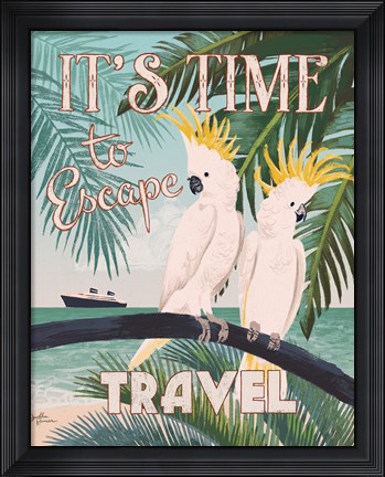 Framed Welcome to Paradise IV Print