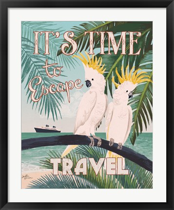Framed Welcome to Paradise IV Print