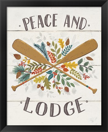 Framed Peace and Lodge IV v2 Print