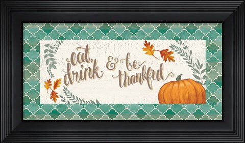Framed Harvest Delight VIII Print