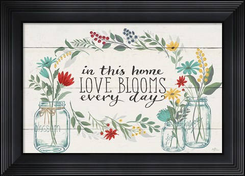 Framed Blooming Thoughts IX Print