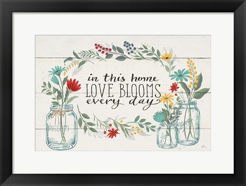 Framed Blooming Thoughts IX Print