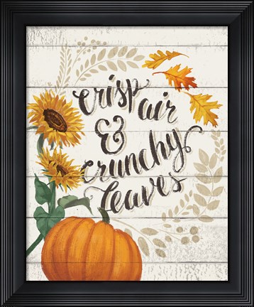 Framed Harvest Delight III on White Print