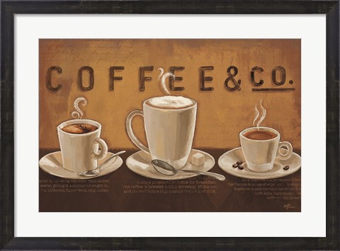 Framed Coffee and Co VI Print