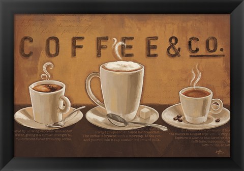 Framed Coffee and Co VI Print