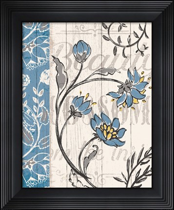 Framed Blooming Season II v2 Print