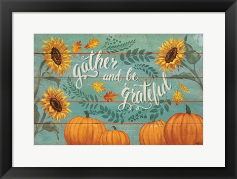 Framed Harvest Delight V Print