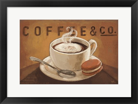 Framed Coffee and Co V Print