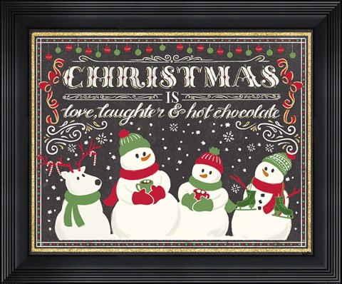 Framed Winter Wonderland V Print