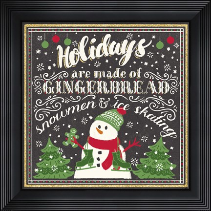 Framed Winter Wonderland IV Print