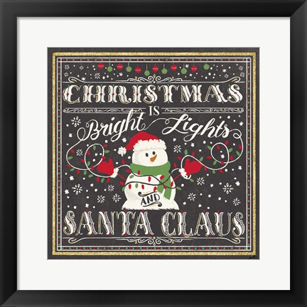 Framed Winter Wonderland III Print