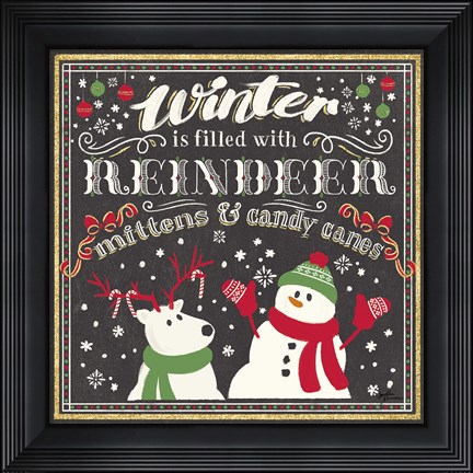 Framed Winter Wonderland I Print