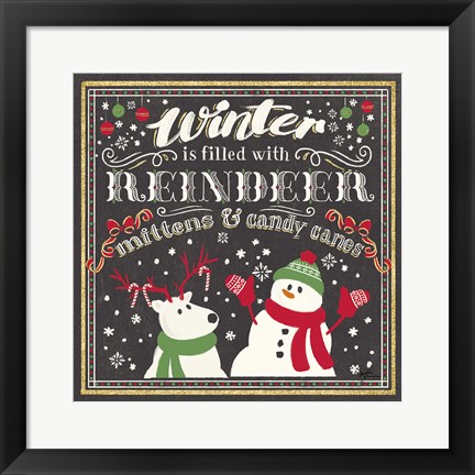 Framed Winter Wonderland I Print