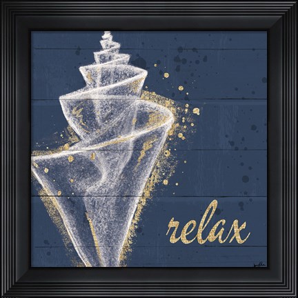Framed Calm Seas VIII Print
