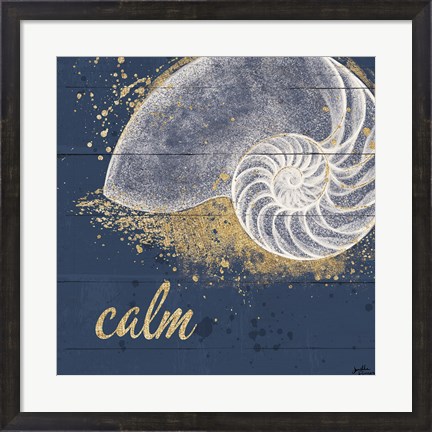 Framed Calm Seas IX Print