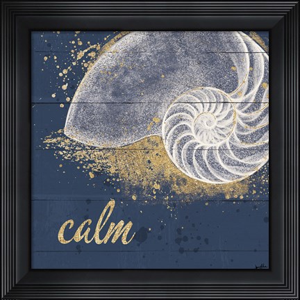 Framed Calm Seas IX Print