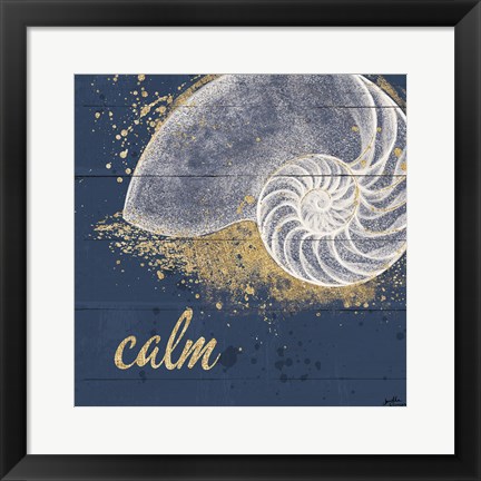 Framed Calm Seas IX Print