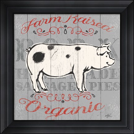 Framed Farmers Market XI Print