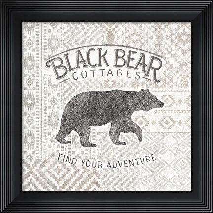 Framed Soft Lodge I Print
