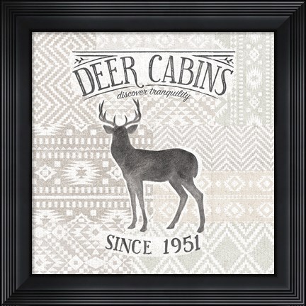 Framed Soft Lodge III Print