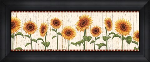Framed Country Heart III Print