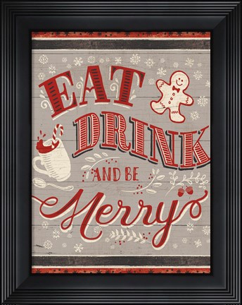 Framed Holiday in the Woods VI Print
