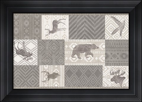 Framed Soft Lodge IX Print