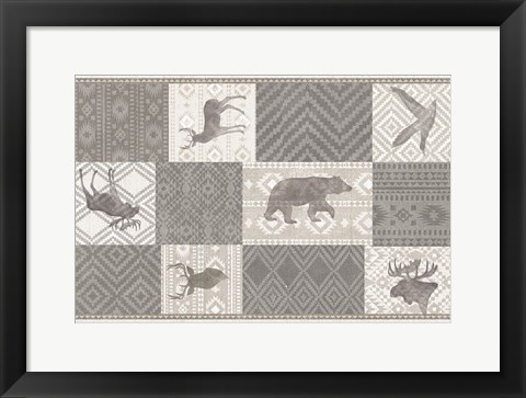 Framed Soft Lodge IX Print