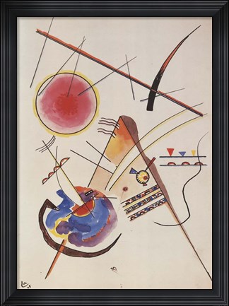 Framed Aquarelle Gastebuch, 1925 Print