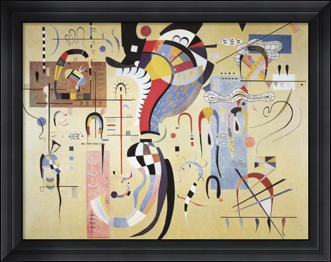 Framed Milieu Accompagne Print