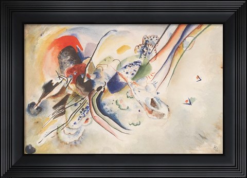 Framed Study for Picture with Two Red Spots, 1916 Print