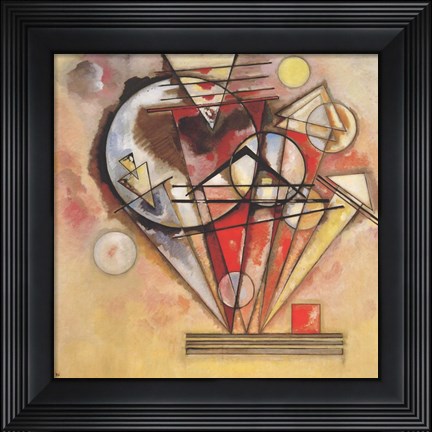 Framed On Points, 1928 Print