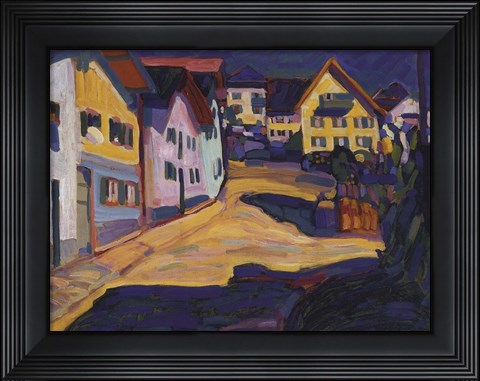 Framed Murnau Burggrabenstrasse, 1908 Print