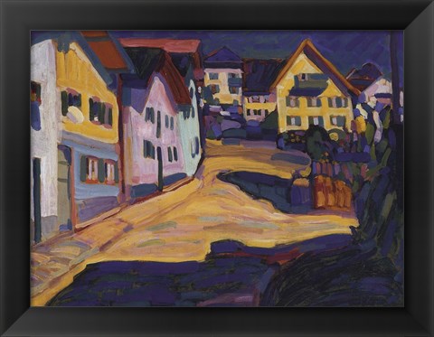 Framed Murnau Burggrabenstrasse, 1908 Print