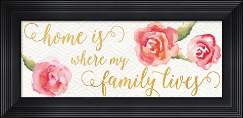 Framed Wild Bohemian VI Family Print