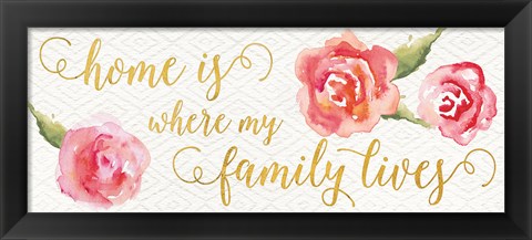 Framed Wild Bohemian VI Family Print