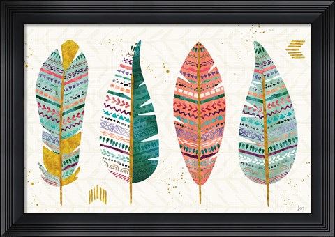 Framed Light as a Feather I Print