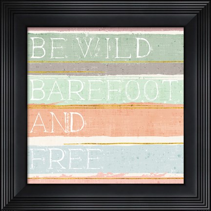 Framed Thoughtful Strokes II Pastel Print