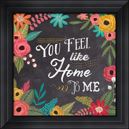 Framed Travel Blossoms III Print