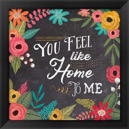 Framed Travel Blossoms III Print