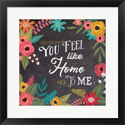 Framed Travel Blossoms III Print
